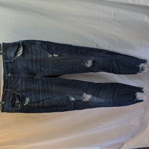 Judy Blue 18w cropped fit jeans distressed